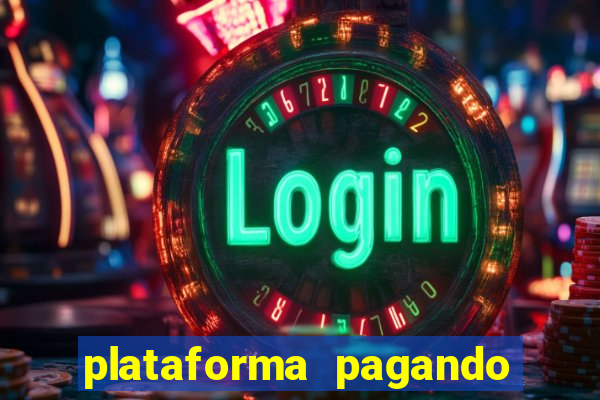 plataforma pagando bonus no cadastro